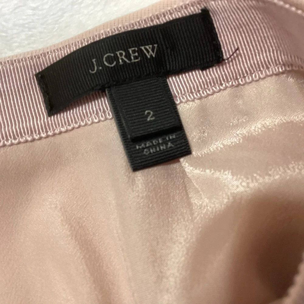 J. Crew Ruffle Hem Swing Mini Skirt Size 2 Blush Pink Flouncy Feminine